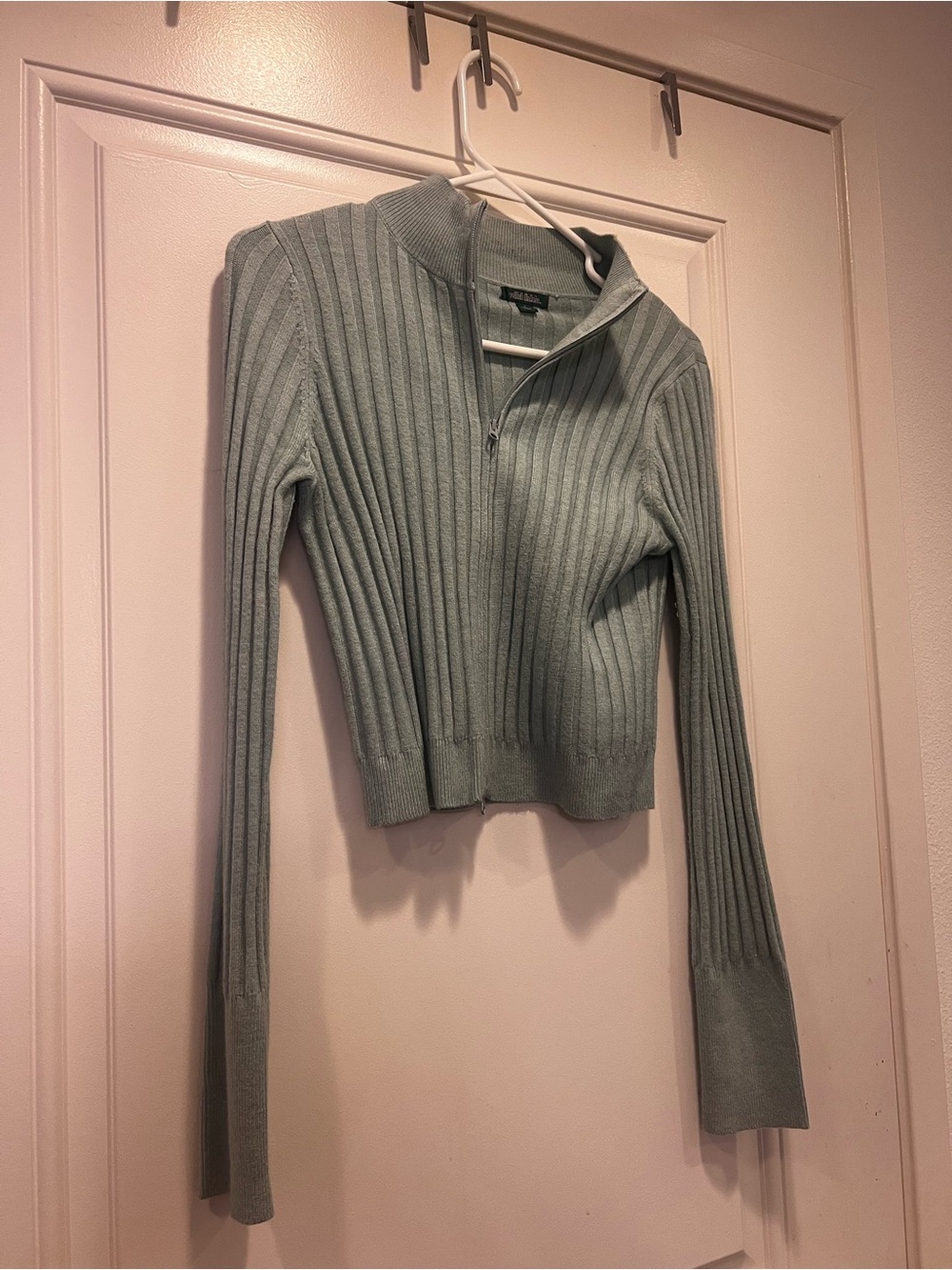 wild fable Ribbed Half-Zip Sweater - Sage